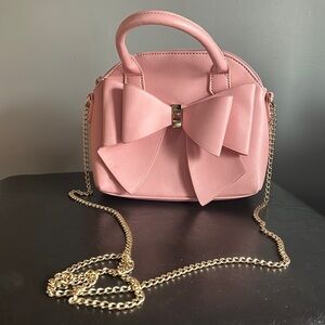 Dream Control Kids Pink Bow Cross Body Satchel Purse